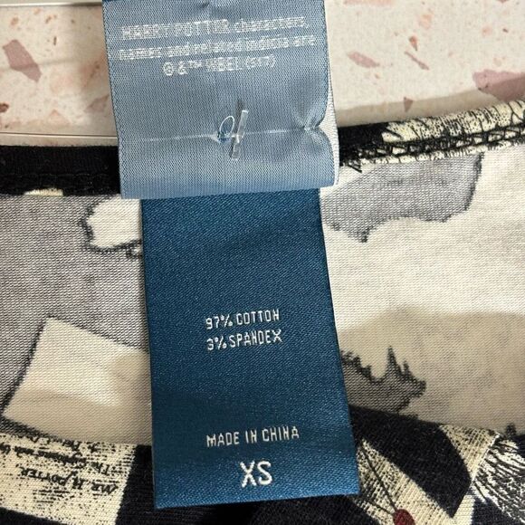 Harry Potter Hogwarts Letter black mini Dress hot topic exclusive size xs - Picture 7 of 14